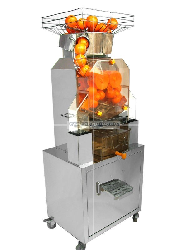 Exprimidora Automática de Naranjas de hasta 40 Naranjas por minuto