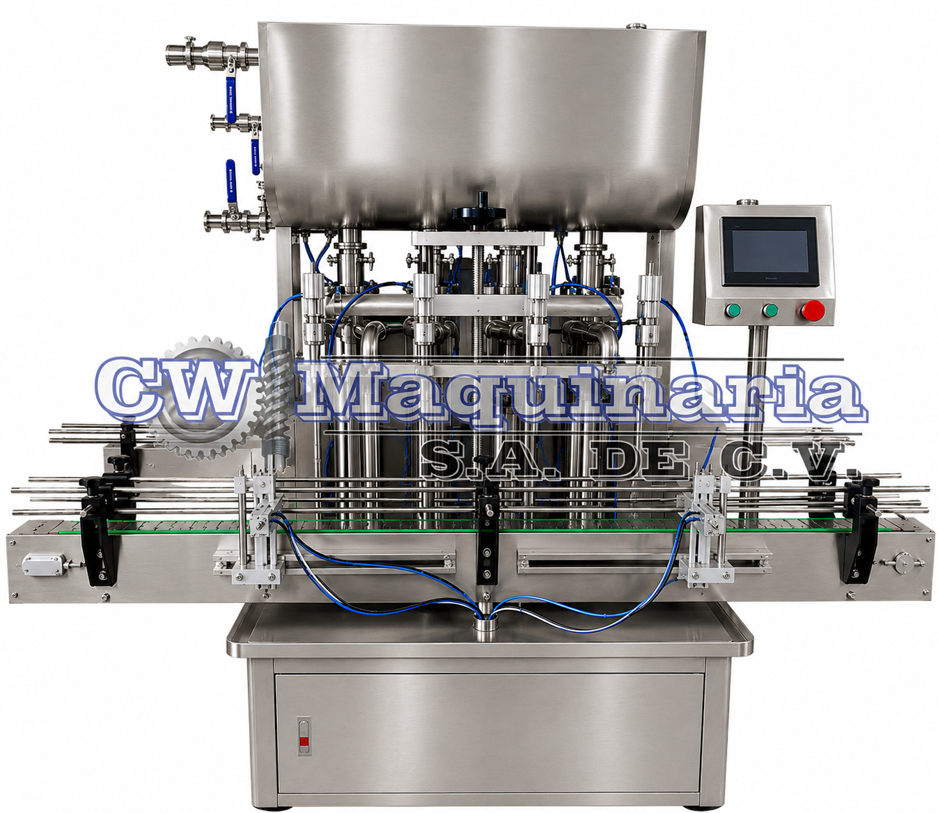 LLENADORA AUTOMATICA DE 4 BOQUILLAS